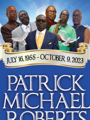Celebrating the life of Patrick Michael Roberts July 16, 1955 to October 9, 2023