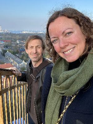 Climbing 400 steps to the top of Church of Our Saviour in Copenhagen a few weeks ago