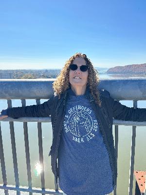Dani Glaser at last year's walk