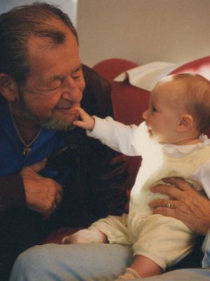 Me and my grandfather, Abner, the year before his diagnosis