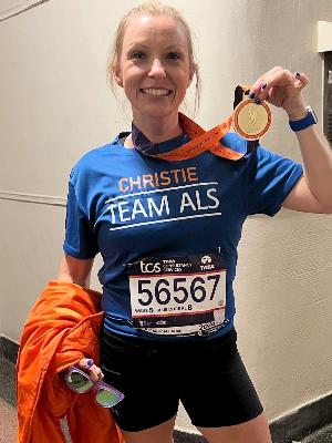 NY Marathon 2024 Finisher for TEAM ALS